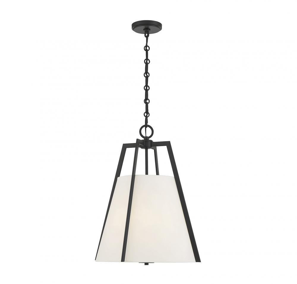 Savoy House Mansfield 21-in Pendant Matte Black