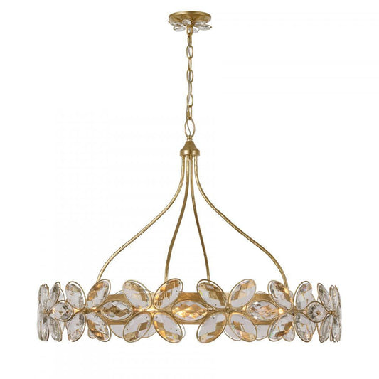 Savoy House Marbella 14-Light Chandelier Gold Shimmer