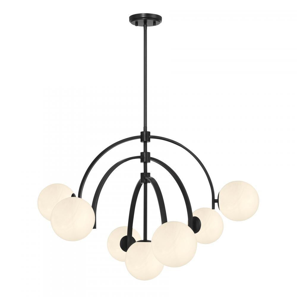 Savoy House Marias 7-Light Chandelier in Matte Black, Savoy House 1-3319-7-89 ALWMQ