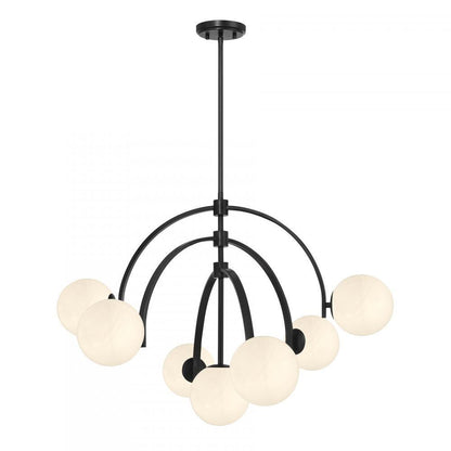 Savoy House Marias 7-Light Chandelier in Matte Black, Savoy House 1-3319-7-89 ALWMQ