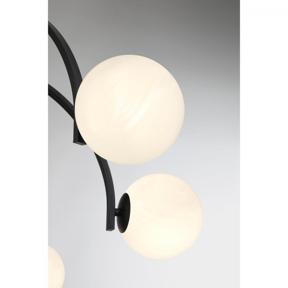 Savoy House Marias 7-Light Chandelier in Matte Black, Savoy House 1-3319-7-89 ALWMQ