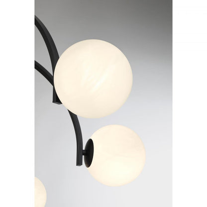 Savoy House Marias 7-Light Chandelier in Matte Black, Savoy House 1-3319-7-89 ALWMQ