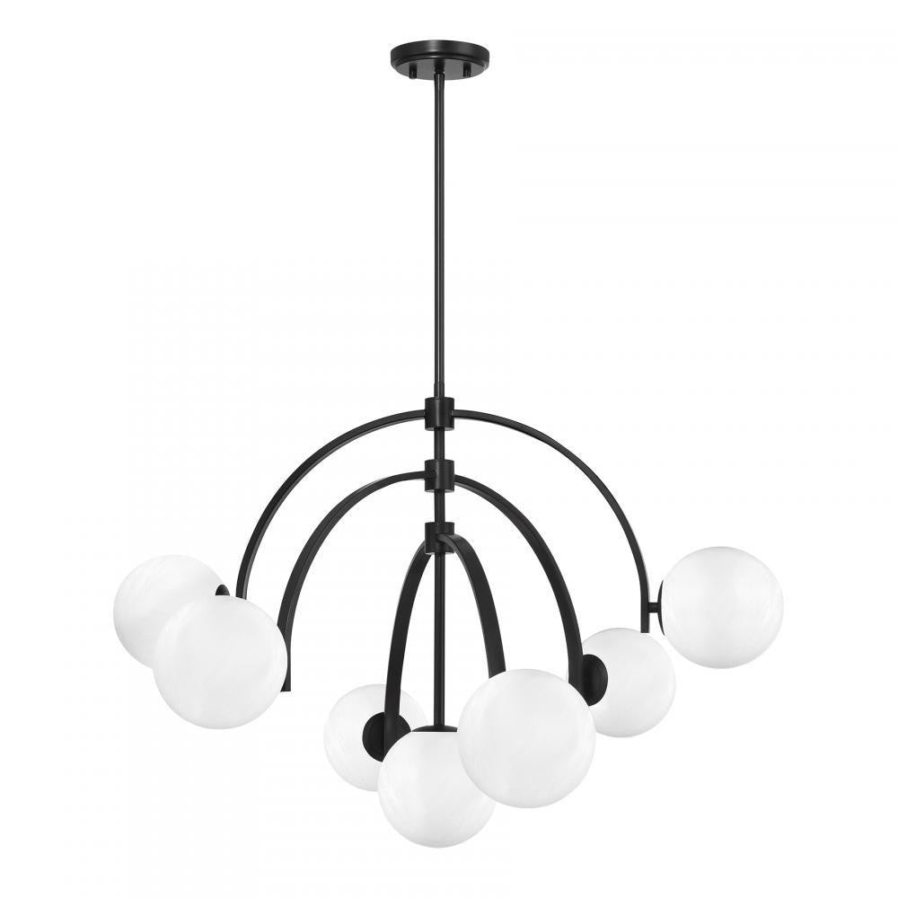 Savoy House Marias 7-Light Chandelier in Matte Black, Savoy House 1-3319-7-89 ALWMQ