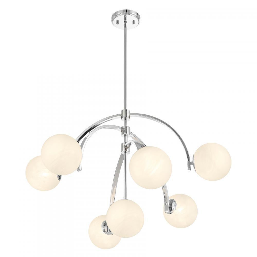 Savoy House Marias 7-Light Chandelier Matte Black
