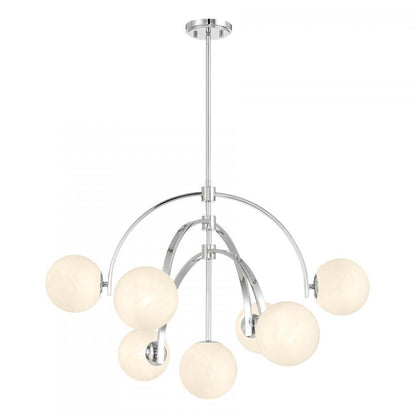 Savoy House Marias 7-Light Chandelier Warm Brass