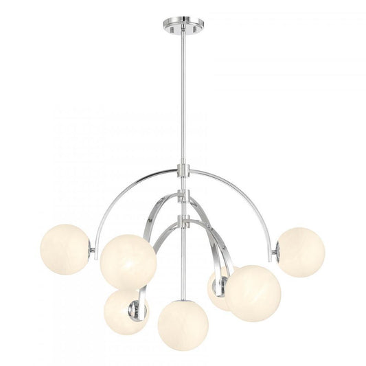 Savoy House Marias 7-Light Chandelier Warm Brass