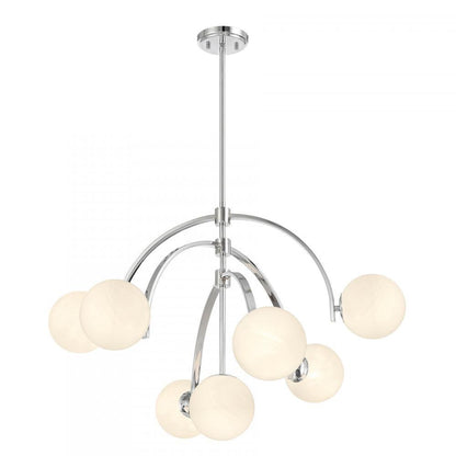 Savoy House Marias 7-Light Chandelier in Polished Chrome, Savoy House 1-3319-7-11 ALWMN