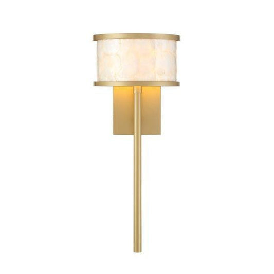 Savoy House Mariquita 1-Light Wall Sconce Spun Gold