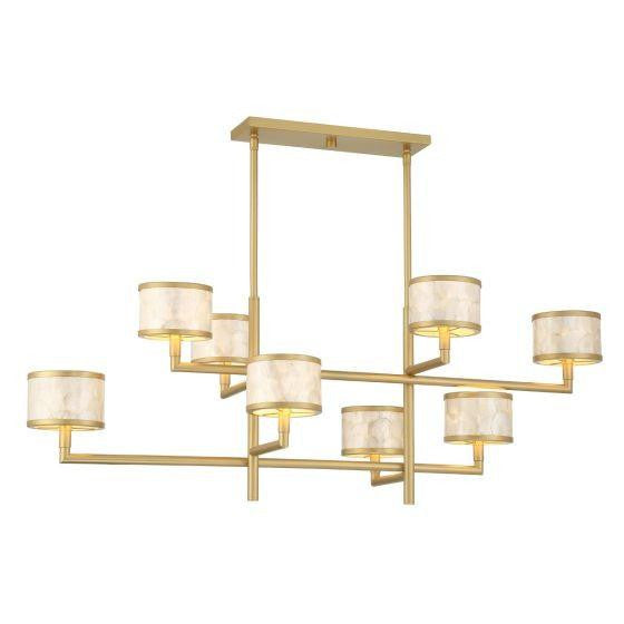 Savoy House Mariquita 8-Light Chandelier Spun Gold
