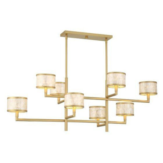 Savoy House Mariquita 8-Light Chandelier Spun Gold