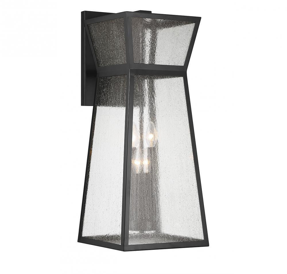 Savoy House Millford 4-Light Outdoor Wall Lantern Matte Black