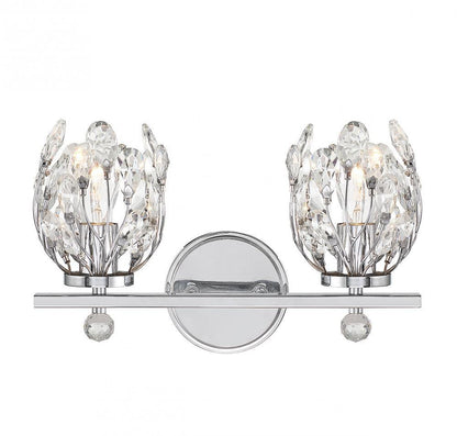 Savoy House Moreno 2-Light Bath Vanity Chrome