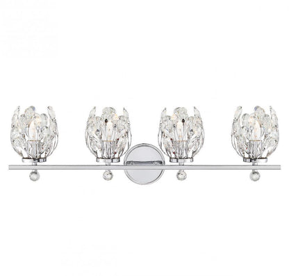 Savoy House Moreno 4-Light Bath Vanity Chrome
