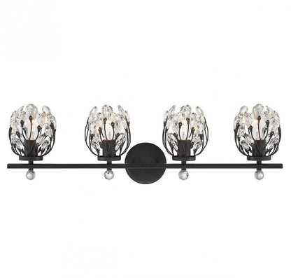Savoy House Moreno 4-Light Bath Vanity Matte Black