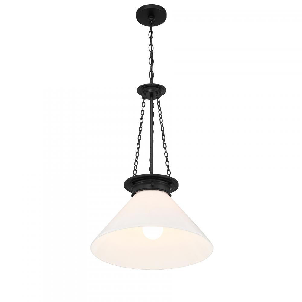 Savoy House Myers 1-Light Pendant in Matte Black, Savoy House 7-1011-1-89 ALXL3