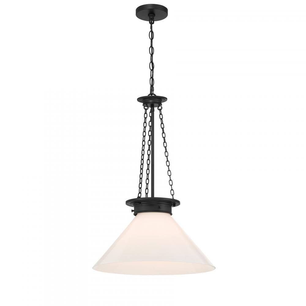 Savoy House Myers 1-Light Pendant in Matte Black, Savoy House 7-1011-1-89 ALXL3