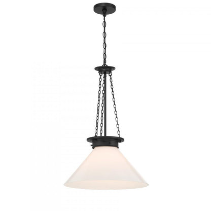 Savoy House Myers 1-Light Pendant in Matte Black, Savoy House 7-1011-1-89 ALXL3