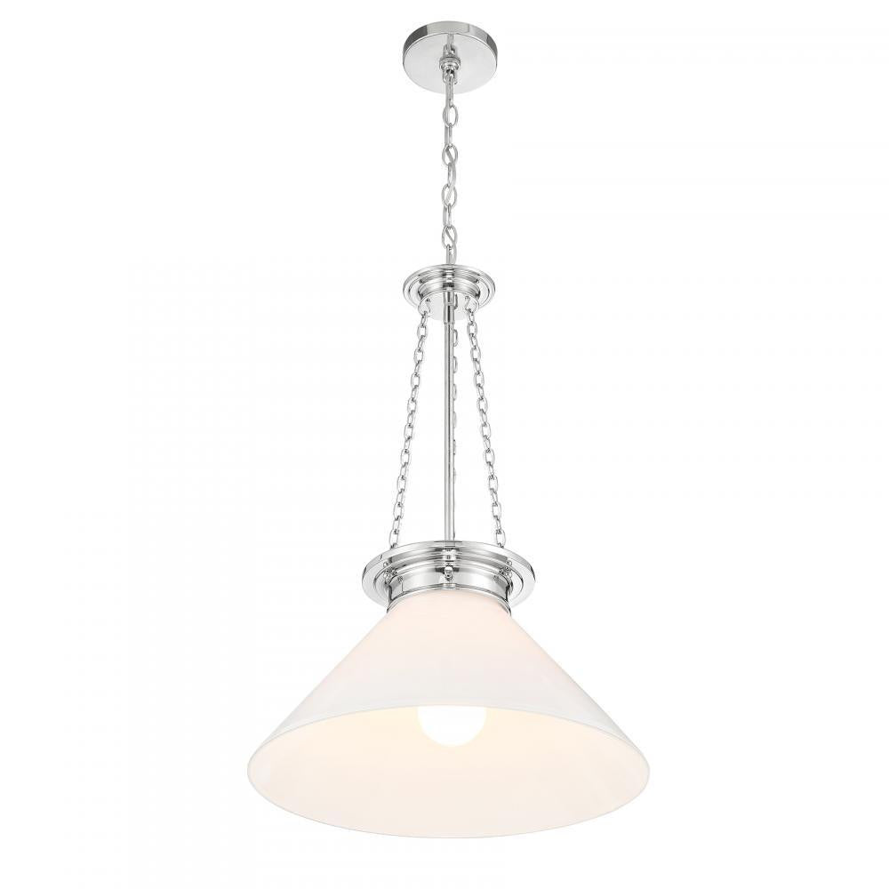 Savoy House Myers 1-Light Pendant in Polished Nickel, Savoy House 7-1011-1-109 ALXL1