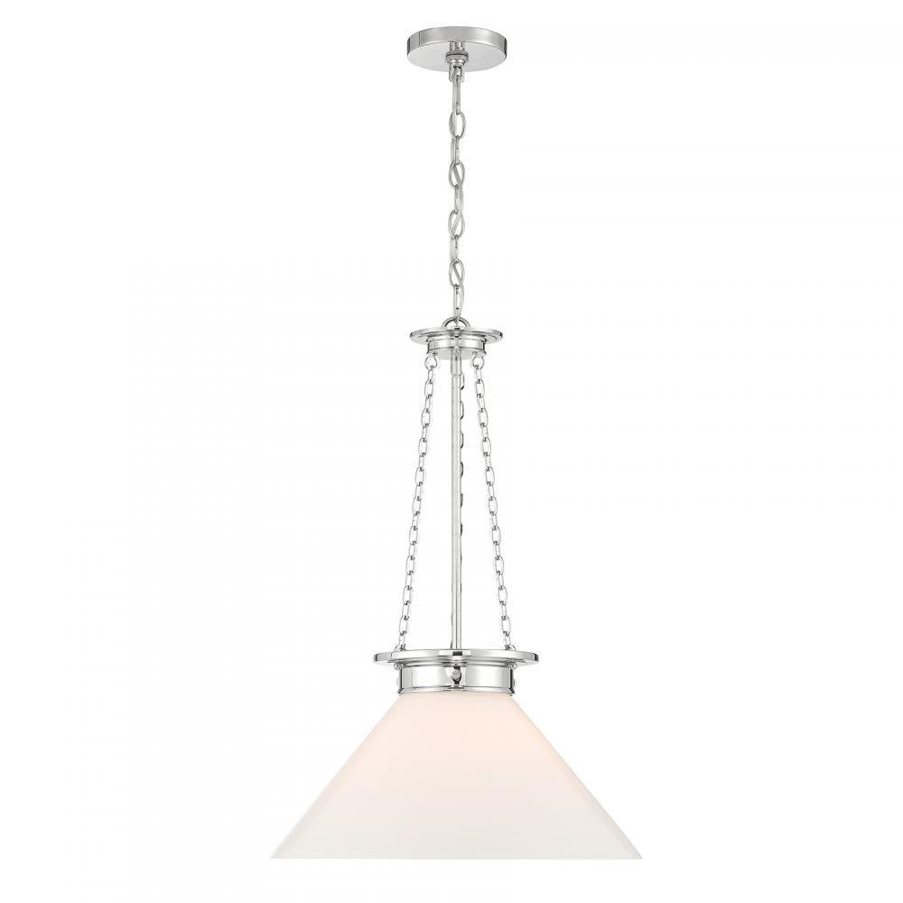 Savoy House Myers 1-Light Pendant in Polished Nickel, Savoy House 7-1011-1-109 ALXL1
