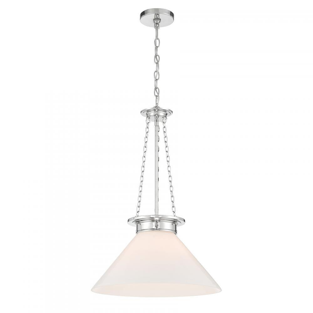 Savoy House Myers 1-Light Pendant Polished Nickel