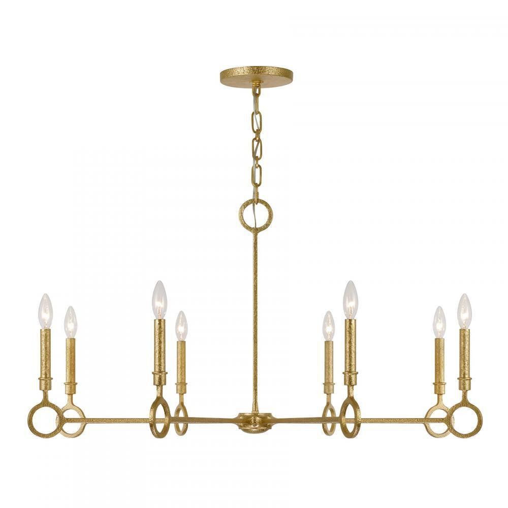 Savoy House Noah 8-Light Chandelier Gold Armory