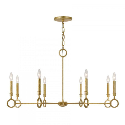 Savoy House Noah 8-Light Chandelier Gold Armory