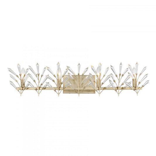 Savoy House Orianna 4-Light Bathroom Vanity Light Noble Brass