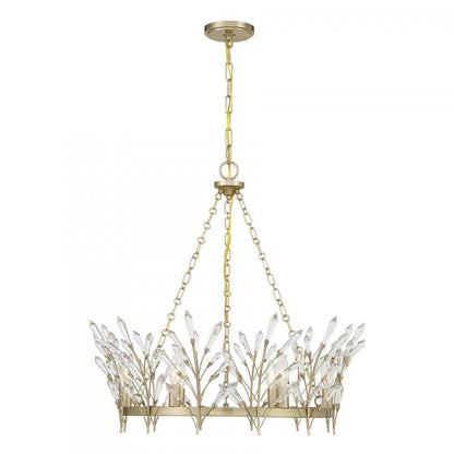 Savoy House Orianna 6-Light Chandelier Noble Brass