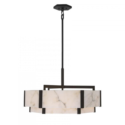 Savoy House Orleans 6-Light Pendant Black Cashmere