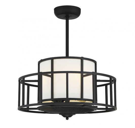 Savoy House Oslo 4-Light Fandelier Satin Nickel