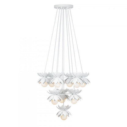 Savoy House Pacha 10-Light Chandelier White Cashmere