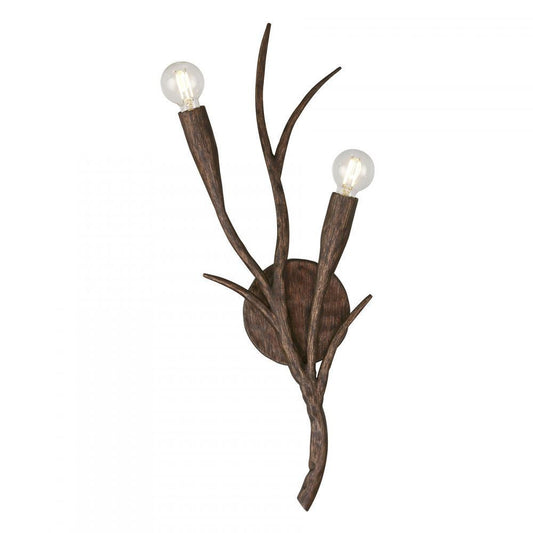 Savoy House Palisades 2-Light Wall Sconce Bark