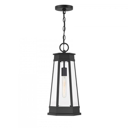 Savoy House Payne 1-Light Outdoor Hanging Lantern Matte Black