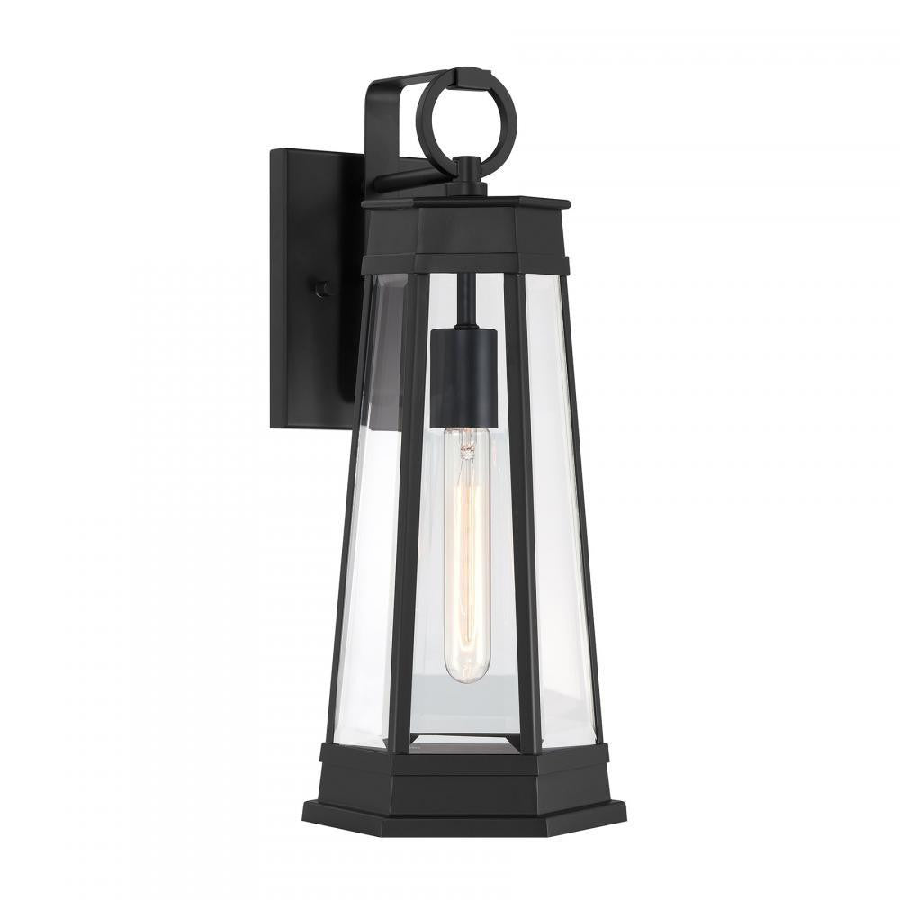 Savoy House Payne 1-Light Outdoor Wall Lantern Matte Black