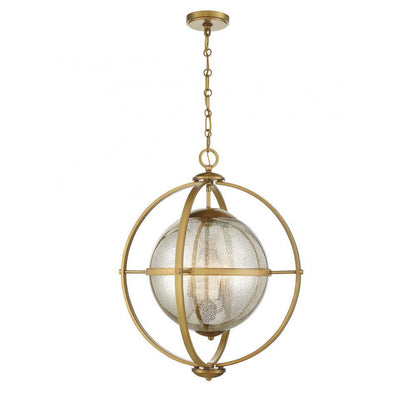 Savoy House Pearl 3-Light Pendant Warm Brass
