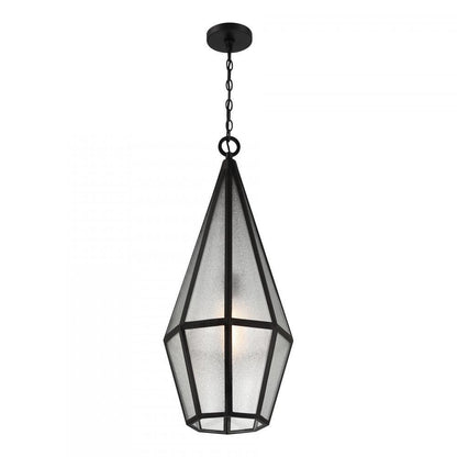 Savoy House Peninsula 1-Light Outdoor Hanging Lantern Matte Black