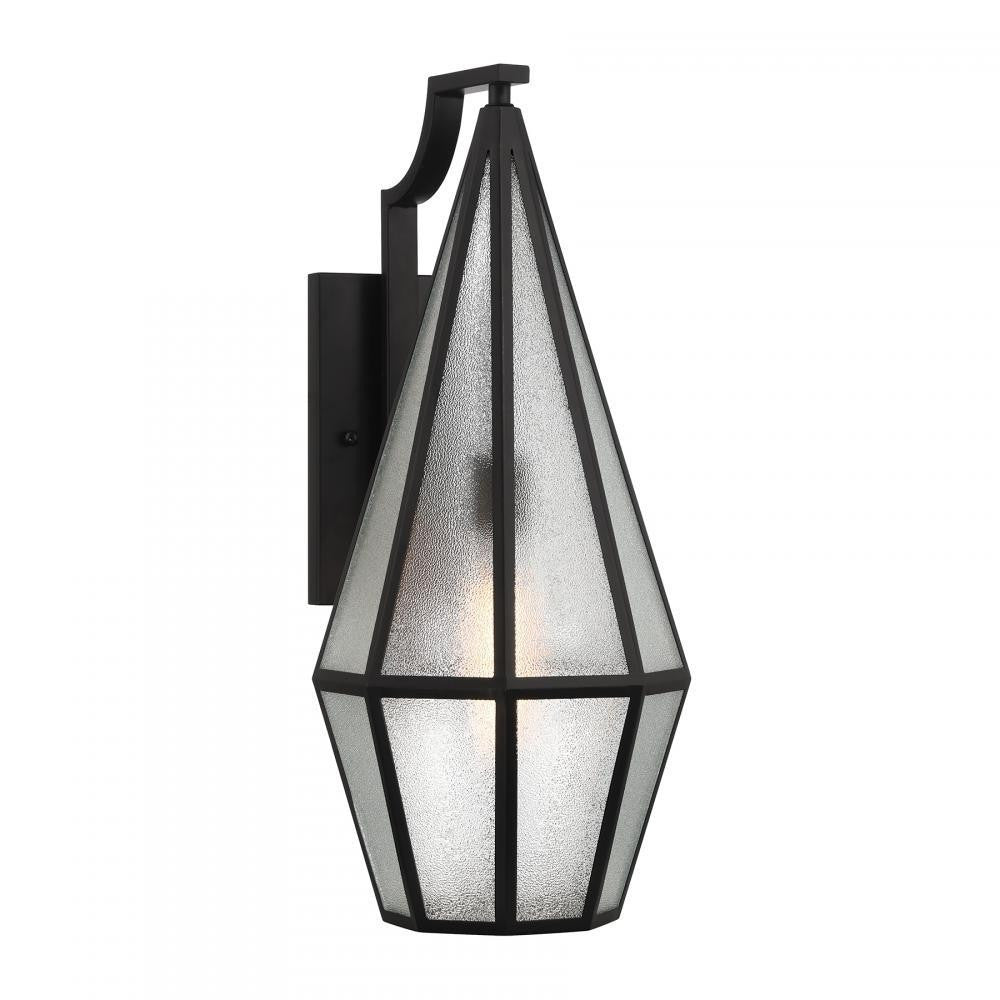 Savoy House Peninsula 1-Light Outdoor Wall Lantern Matte Black