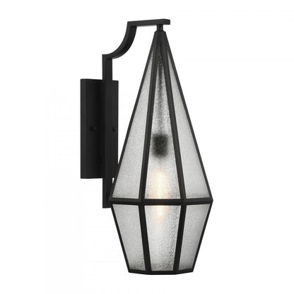 Savoy House Peninsula 1-Light Outdoor Wall Lantern in Matte Black, Savoy House 5-705-BK ALXKD