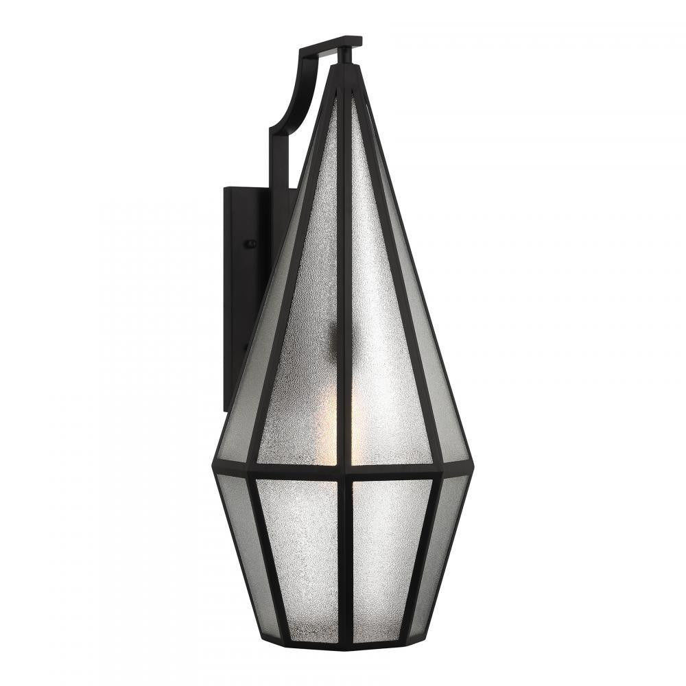 Savoy House Peninsula 1-Light Outdoor Wall Lantern in Matte Black, Savoy House 5-708-BK ALXKG