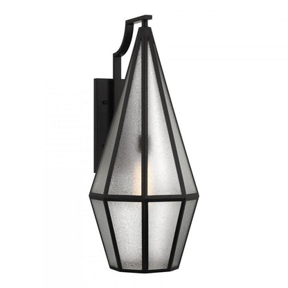 Savoy House Peninsula 1-Light Outdoor Wall Lantern in Matte Black, Savoy House 5-708-BK ALXKG