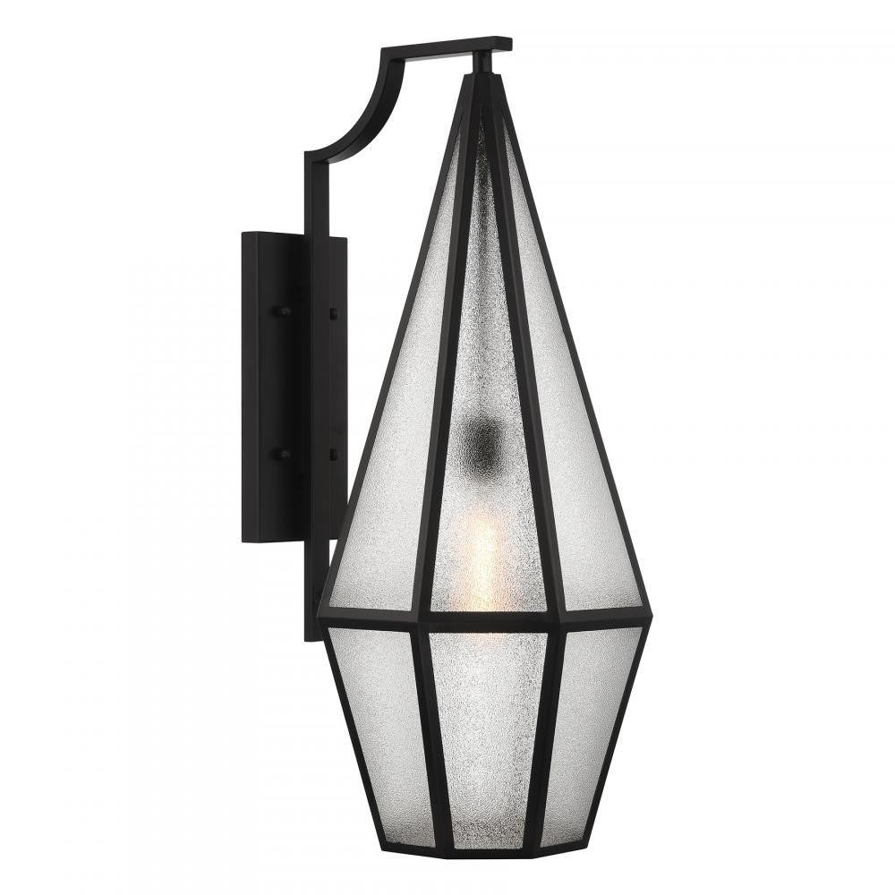 Savoy House Peninsula 1-Light Outdoor Wall Lantern in Matte Black, Savoy House 5-708-BK ALXKG