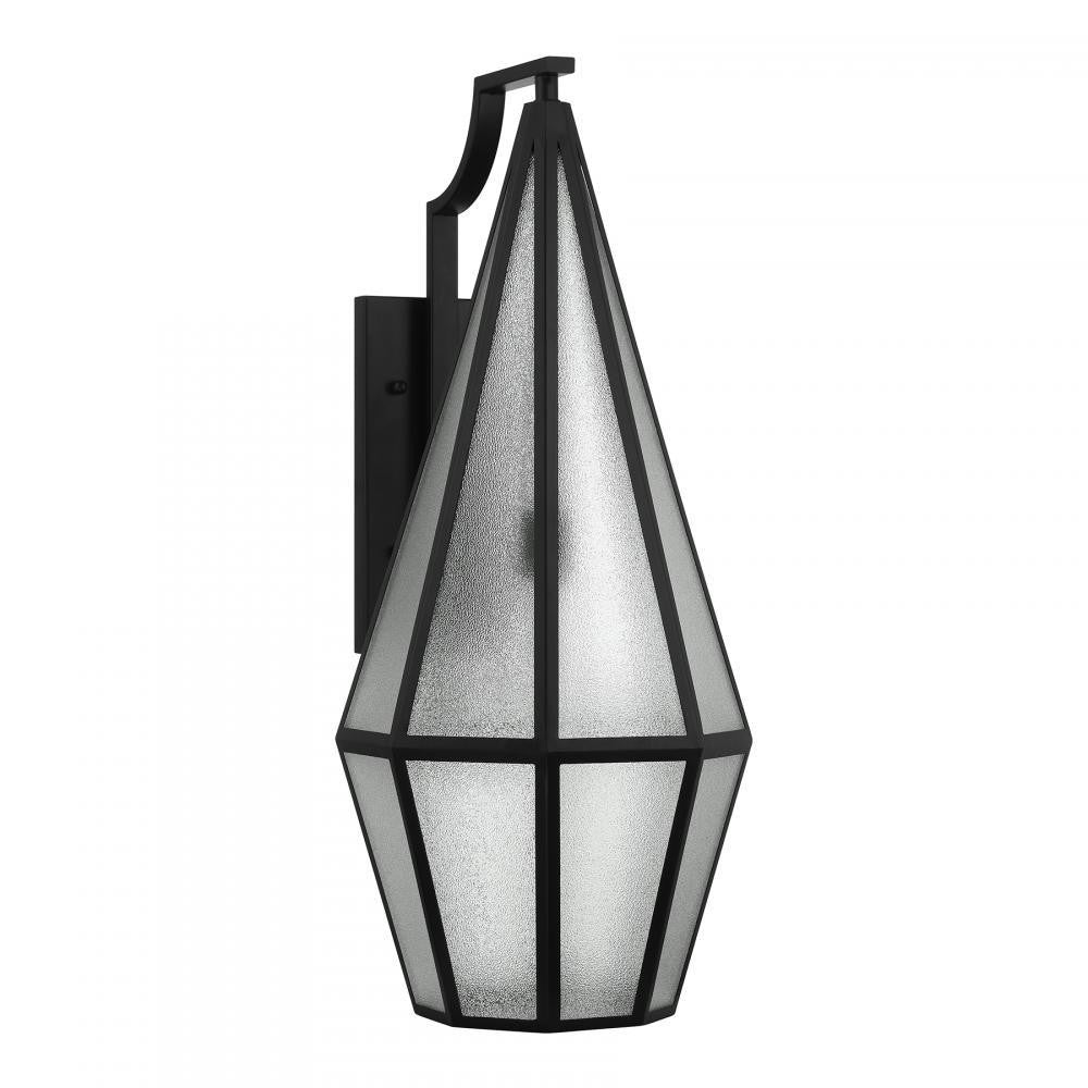 Savoy House Peninsula 1-Light Outdoor Wall Lantern in Matte Black, Savoy House 5-708-BK ALXKG