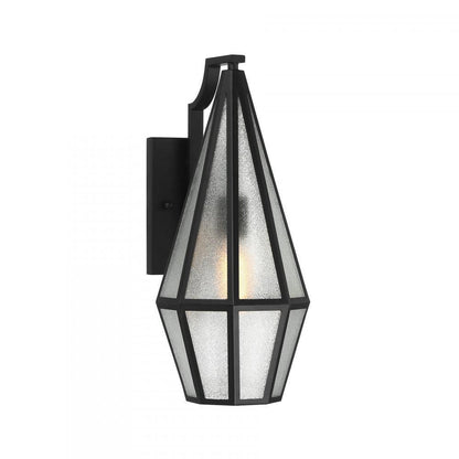 Savoy House Peninsula 1-Light Outdoor Wall Lantern Matte Black