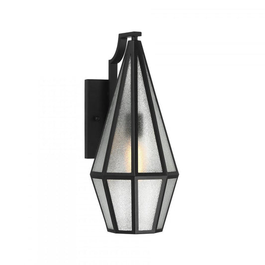 Savoy House Peninsula 1-Light Outdoor Wall Lantern Matte Black