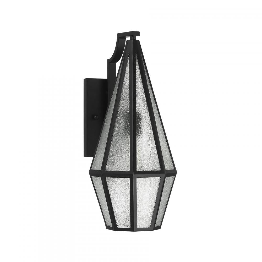 Savoy House Peninsula 1-Light Outdoor Wall Lantern in Matte Black, Savoy House 5-709-BK ALXKH