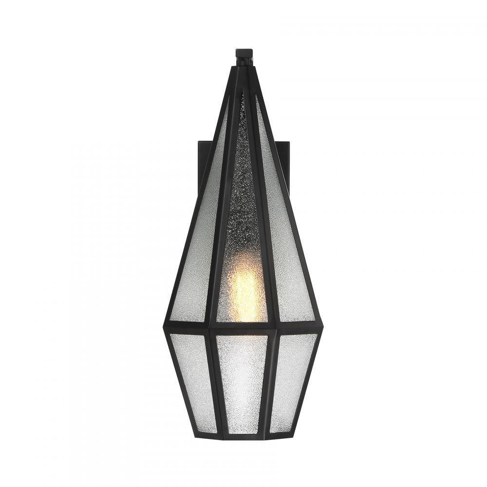 Savoy House Peninsula 1-Light Outdoor Wall Lantern in Matte Black, Savoy House 5-709-BK ALXKH