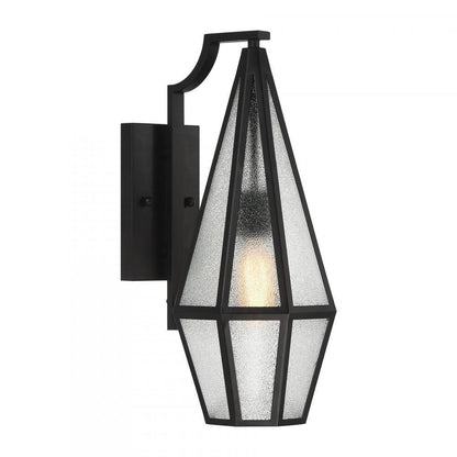Savoy House Peninsula 1-Light Outdoor Wall Lantern in Matte Black, Savoy House 5-709-BK ALXKH