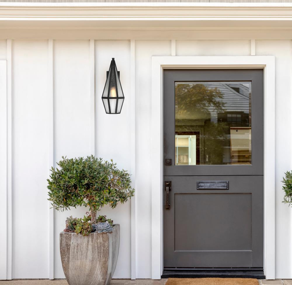 Savoy House Peninsula 1-Light Outdoor Wall Lantern in Matte Black, Savoy House 5-709-BK ALXKH