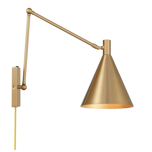 Savoy House Pharos 1-Light Adjustable Wall Sconce Noble Brass
