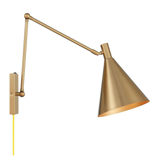 Savoy House Pharos 1-Light Adjustable Wall Sconce in Noble Brass by Breegan Jane, Savoy House 9-8006CP-1-127 ALYKK